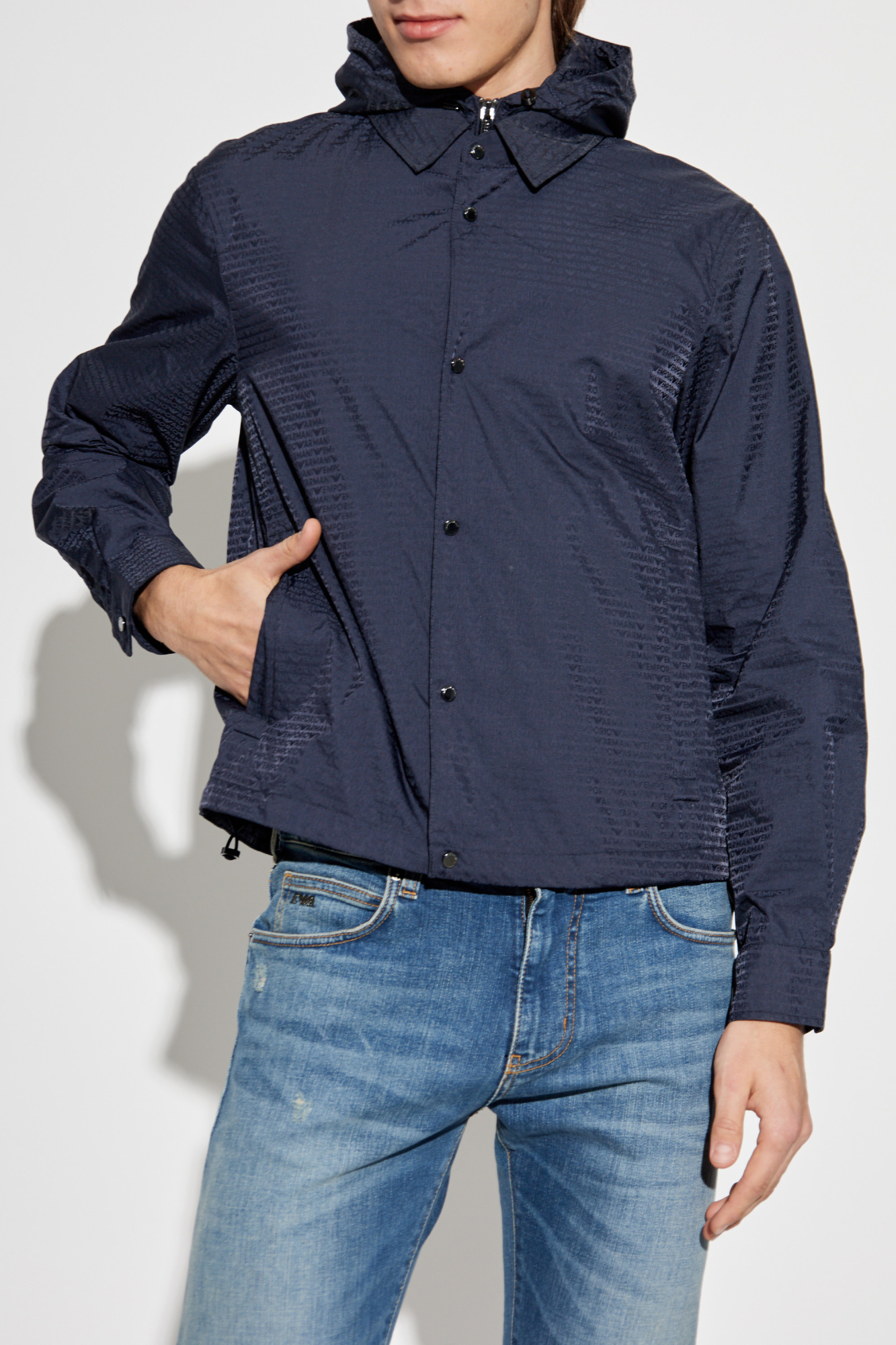 Emporio Armani Jacket with detachable hood | Men's Clothing